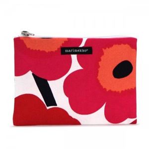 marimekko（マリメッコ） ポーチ 25379 1 WHITE／RED
