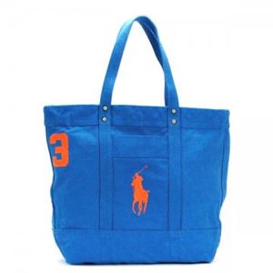 RalphLauren（ラルフローレン） トートバッグ 4055307 1001 COLBY BLUE／TRON ORANGE