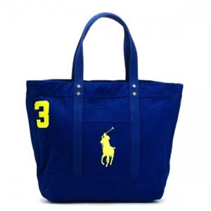 RalphLauren（ラルフローレン） トートバッグ 4055328 53002 RUGBY ROYAL W／ YELLOW PP