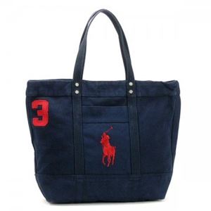 RalphLauren（ラルフローレン） トートバッグ 4055328 53003 AVIATOR NAVY W／ RED PP