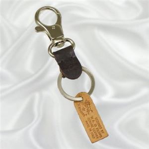 IL BISONTE（イルビソンテ） キーホルダー C0551 132 BROWN
