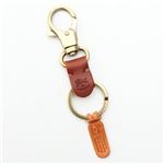 IL BISONTE（イルビソンテ） キーホルダー C0551 131 COGNAC