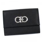 Ferragamo（フェラガモ） 二つ折り財布（小銭入れ付） 22B273 474137 NERO