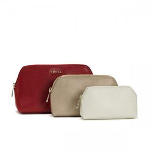 Furla（フルラ） ポーチ EI20 CCS CABERNET+CARAMELLO+SOAVE