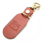 IL BISONTE（イルビソンテ） キーホルダー C0915 131 COGNAC
