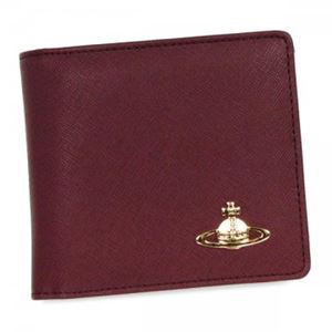 Vivienne Westwood（ヴィヴィアンウエストウッド） 二つ折り財布（小銭入れ付） 730 BORDEAUX