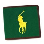 RalphLauren（ラルフローレン） 二つ折り財布（小銭入れ付）  4055166 98001 ATHLETIC GREEN