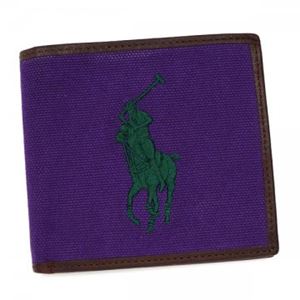 RalphLauren（ラルフローレン） 二つ折り財布（小銭入れ付）  4055166 98003 SQUIRE PURPLE
