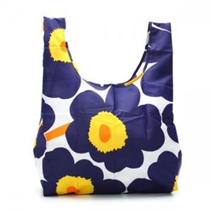 marimekko（マリメッコ） トートバッグ 40470 2 WHITE／DARK BLUE／YELLOW