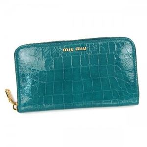 MIUMIU（ミュウミュウ） 長財布 長財布 5M0506 F0136 TURCHESE