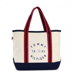 TOMMY HILFIGER（トミーヒルフィガー） トートバッグ 6927896 104 NATURAL／NAVY