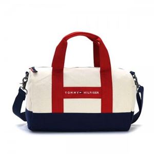 TOMMY HILFIGER（トミーヒルフィガー） ボストンバッグ 6923658 467 NATURAL／RED