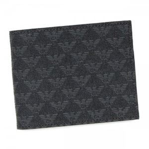 EMPORIO ARMANI（エンポリオアルマーニ） 三つ折り財布（小銭入れ付） YEM122 86526 LAVAGNA／NERO