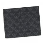 EMPORIO ARMANI（エンポリオアルマーニ） 三つ折り財布（小銭入れ付） YEM122 86526 LAVAGNA／NERO