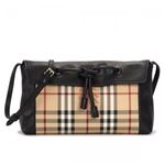 Burberry（バーバリー） ナナメガケバッグ SM LEAH HMK 0010T BLACK