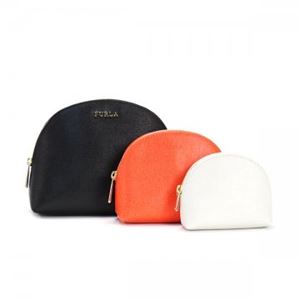 【9月15日まで限定販売】Furla（フルラ） ポーチ EJ05 OHP ONYX+HIBISCUS+PETALO