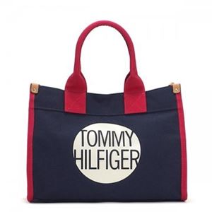 TOMMY HILFIGER（トミーヒルフィガー） トートバッグ 6928474 100 NAVY／WHITE