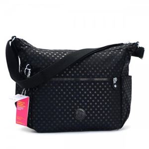 【9月15日まで限定販売】Kipling（キプリング） ナナメガケバッグ K10623 C71 BLACK DOT EMB