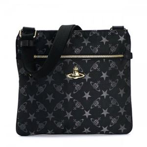 Vivienne Westwood（ヴィヴィアンウエストウッド） ナナメガケバッグ 6631 BLACK