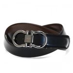 Ferragamo（フェラガモ） ベルト 676031 NERO 長さ115cm