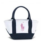 RalphLauren（ラルフローレン） トートバッグ 950041 DECKWASH WHITE／NAVY／PINK