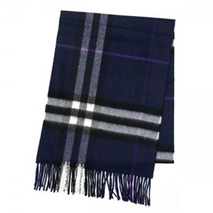Burberry（バーバリー） マフラー 4041B DARK INDIGO CHECK