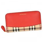 Burberry（バーバリー） 長財布 LS ELMORE HBC 60940 CORAL RED