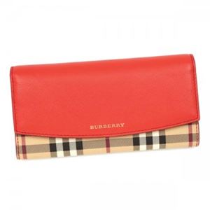 Burberry（バーバリー） 長財布 LS PORTER HBC 60940 CORAL RED