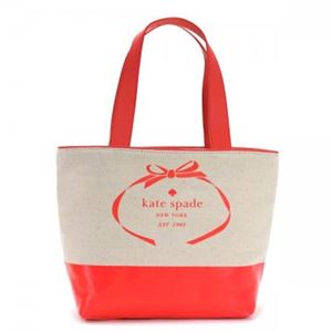 【9月15日まで限定販売】KATE SPADE（ケイトスペード） トートバッグ PXRU5584 604 NATURAL／GERANIUM