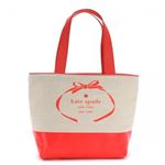 【9月15日まで限定販売】KATE SPADE（ケイトスペード） トートバッグ PXRU5584 604 NATURAL／GERANIUM