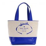 【9月15日まで限定販売】KATE SPADE（ケイトスペード） トートバッグ PXRU5584 138 NATURAL／ISLAND DEEP