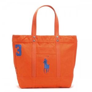 RalphLauren（ラルフローレン） トートバッグ 405158225 PF4 SURFSIDE ORANGE W／ARIEL BLUE PP