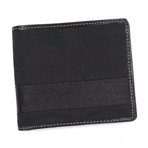 Coach Factory（コーチ F） 二つ折り財布（小銭入れ付） 74249 BK／BK