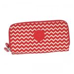 Kipling（キプリング） 長財布 K15027 A90 CHEVRON RED PR