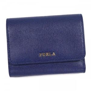 【9月15日まで限定販売】Furla（フルラ） 三つ折り財布（小銭入れ付） PN06 NVY NAVY