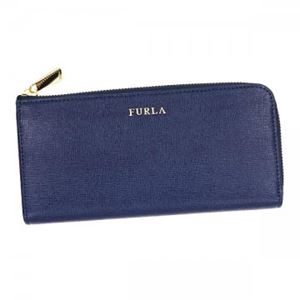 【9月15日まで限定販売】Furla（フルラ） 長財布L字ファスナー PN07 NVY NAVY