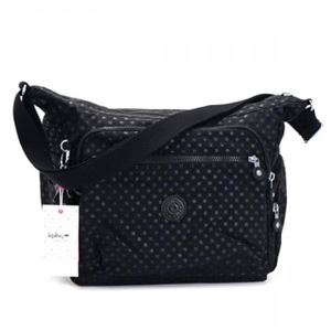 Kipling（キプリング） ナナメガケバッグ K15255 C71 BLACK DOT EMB