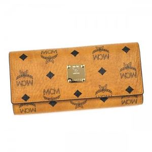 MCM（エムシーエム） 長財布 MYL4AVC48 CO001 COGNAC+PURPLE