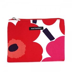 marimekko（マリメッコ） ポーチ 42629 1 WHITE／RED