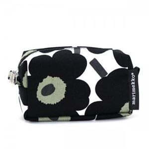 marimekko（マリメッコ） ポーチ 42445 30 WHITE／BLACK
