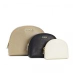 Furla（フルラ） ポーチ  EJ05 CS2 CARAMELLO+ONYX+SOAVE