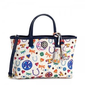 TORY BURCH（トリーバーチ） トートバッグ  41149509 960 NEW IVORY LUCK PRINT