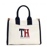 TOMMY HILFIGER（トミーヒルフィガー） トートバッグ  6929741 610 NATURAL/NAVY/RED