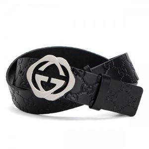 Gucci（グッチ） ベルト  182320 1000 BLACK 長さ85/95