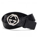 Gucci（グッチ） ベルト  182320 1000 BLACK 長さ85/95