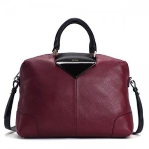 Furla（フルラ） ハンドバッグ BAU0 BUO BURGUNDI+ONYX