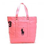 RalphLauren（ラルフローレン） トートバッグ 405532853 13 PERFECTLY PINK W／ NAVY PP