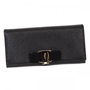 【9月15日まで限定販売】Ferragamo（フェラガモ） 長財布 22A900 588250 NERO