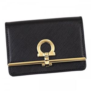 【9月15日まで限定販売】Ferragamo（フェラガモ） カードケース 22C110 614679 NERO