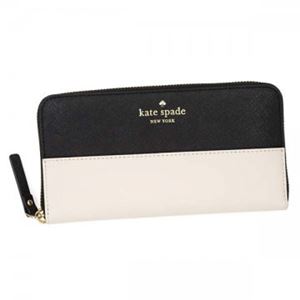 KATE SPADE（ケイトスペード） 長財布 PWRU3898 47 BLACK／PEBBLE